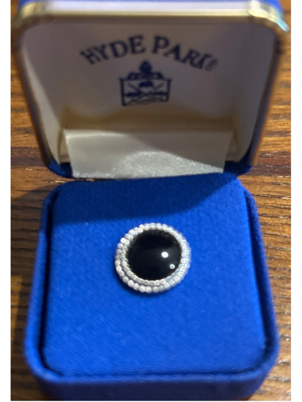 Men's Hyde Park Tie Tack One Size Black Silver